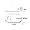 High Accuracy  120 Degree 0.3mm Posalux Diamond Tools